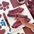 Load image into Gallery viewer, Cocopup London - Mulberry Plaid COLLAR - Teddy DogWear