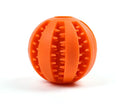 Load image into Gallery viewer, orange dog chew ball