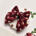 Load image into Gallery viewer, Cocopup London – Sailor Bow Tie – Woofmas Pudding - Teddy DogWear