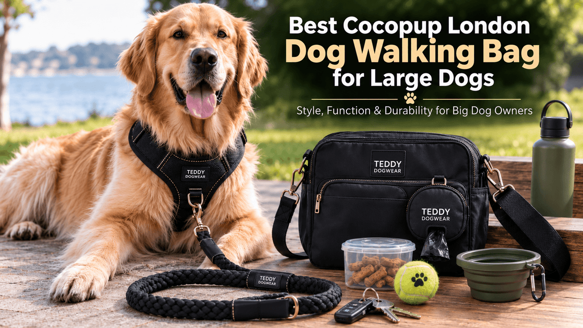 Best Cocopup London Dog Walking Bag for Large Dogs - Teddy DogWear