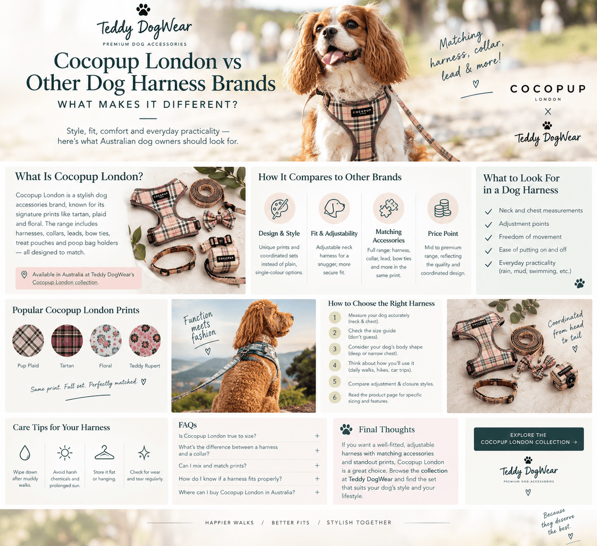 Cocopup London vs Other Dog Harness Brands: What Makes It Different? - Teddy DogWear