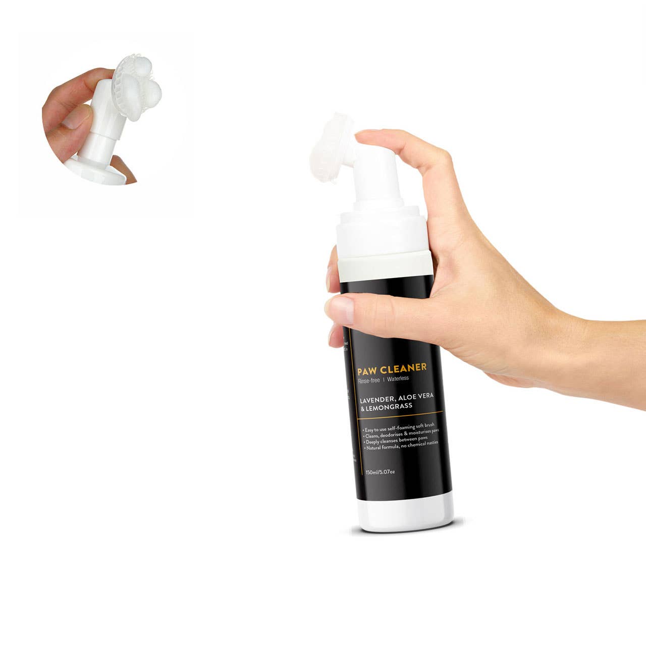 Essential Dog - Rinse Free Dog Paw & Body Cleaner (Lavender & Lemongrass) - Teddy DogWear