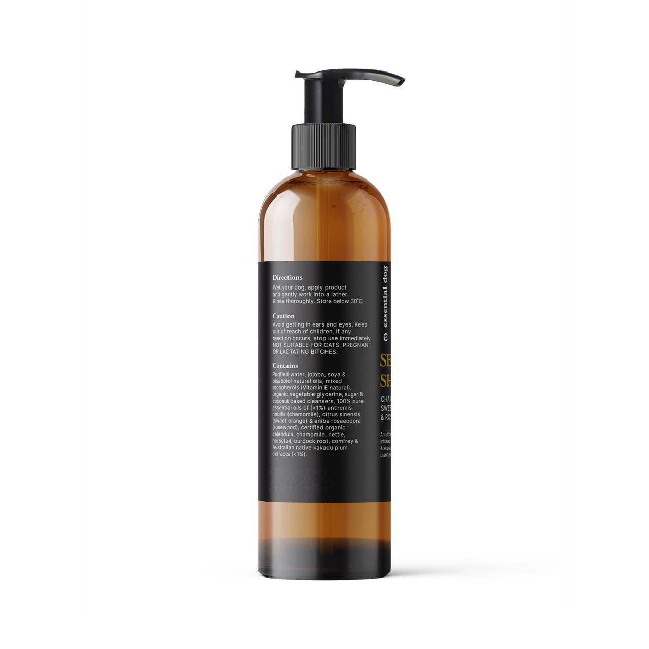 Essential Dog - Natural Sensitive Dog Shampoo (Chamomile, Orange & Rosewood) - Teddy DogWear