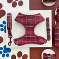 Load image into Gallery viewer, Cocopup London - Mulberry Plaid COLLAR - Teddy DogWear
