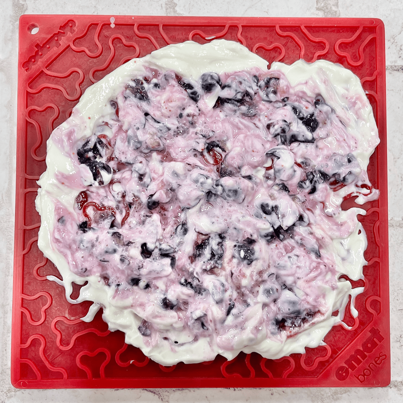 Soda Pup - Bones Emat Enrichment Lick Mat - Teddy DogWear