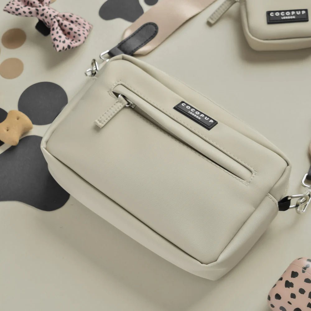Cocopup London – Dog Walking Bag - Caramel Latte - Teddy DogWear