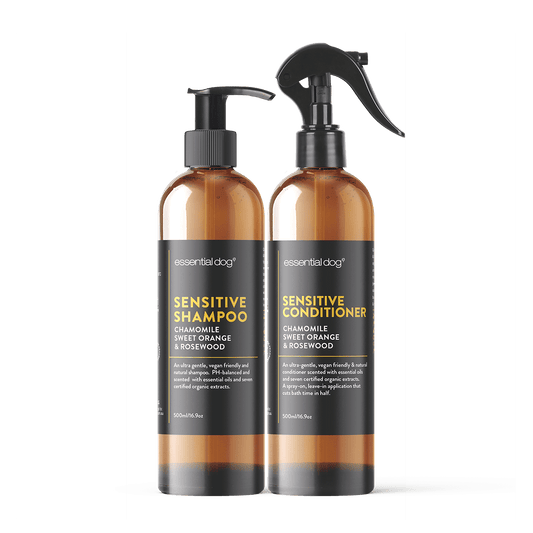 Essential Dog - Sensitive Dog Shampoo & Conditioner (Chamomile & Rosewood) - Teddy DogWear