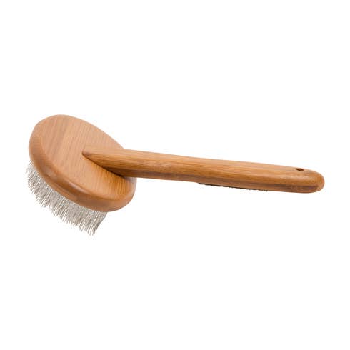 Essential Dog - Natural Bamboo Slicker Brush: Cats & Dogs - Teddy DogWear
