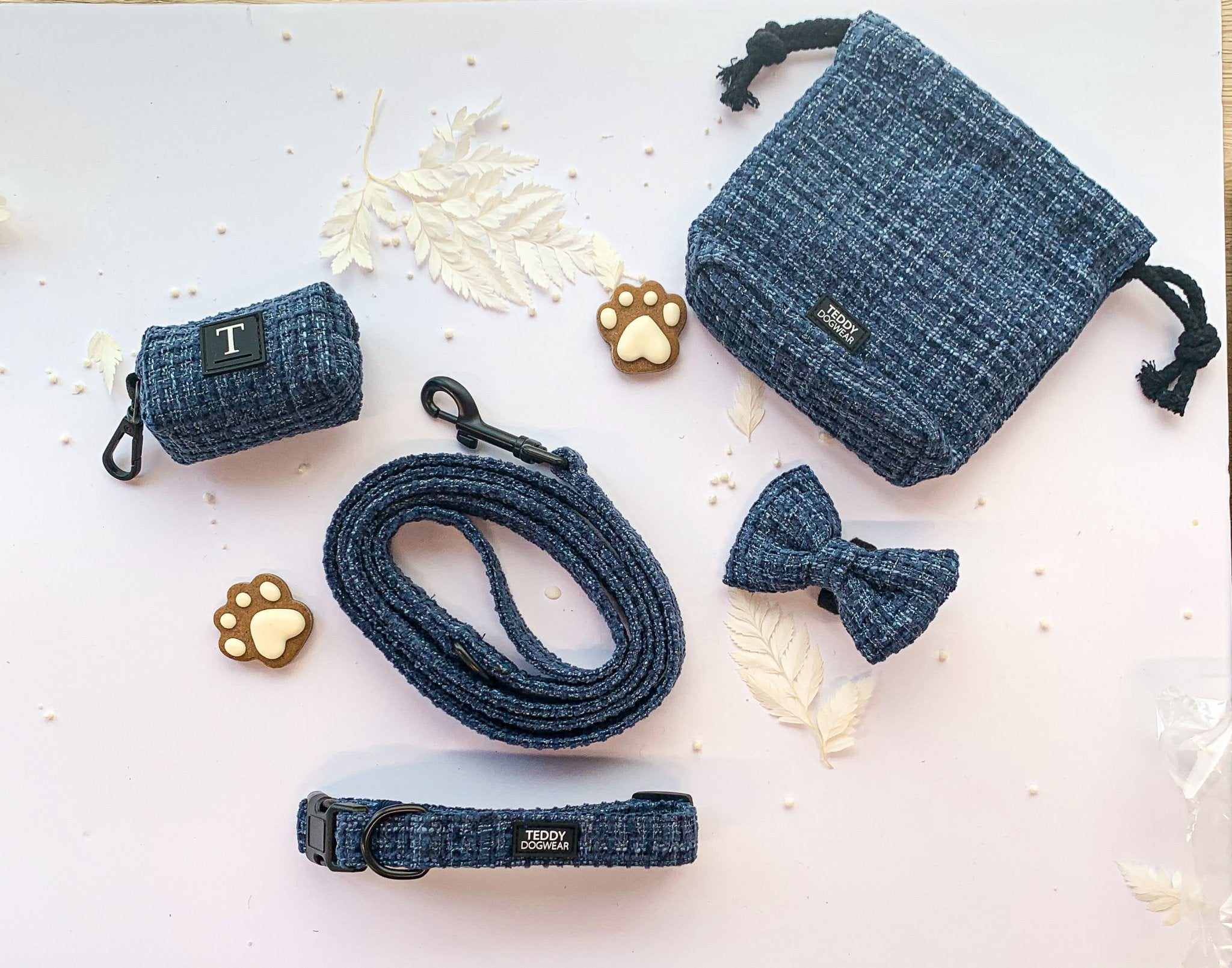 Teddy DogWear Harness, Collar Leash Treat Bag Pooh Bag Holder - Teddy DogWear