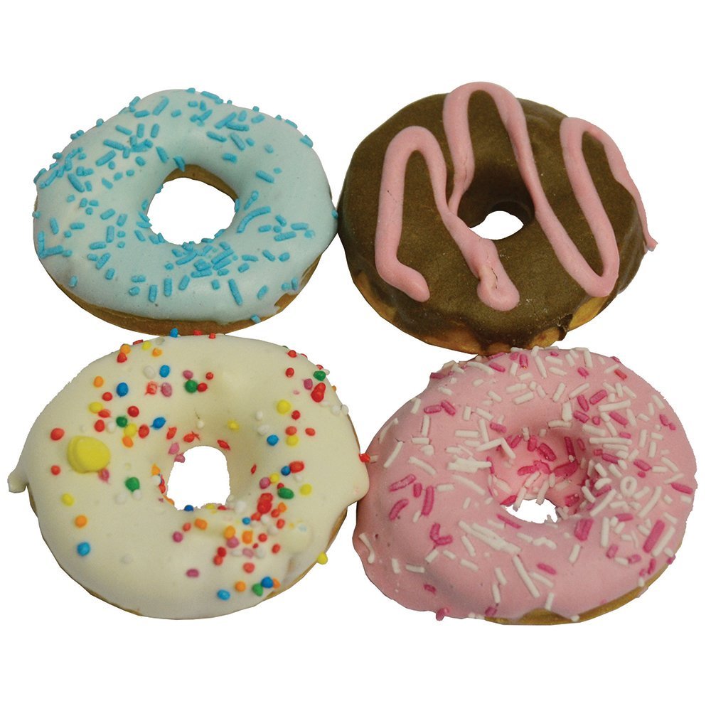 Huds and Toke LITTLE DOGGY DONUTS 4pk - 5cm - Teddy DogWear