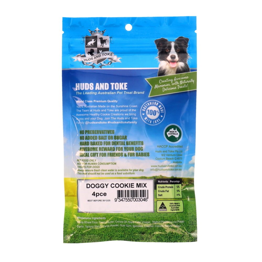 Huds and Toke Huds and Toke DOGGY COOKIE MIX 4pk (Assorted Sizes) - Teddy DogWear