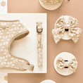 Load image into Gallery viewer, Cocopup London - LUXE Collar - Mocha Flower - Teddy DogWear
