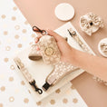 Load image into Gallery viewer, Cocopup London LUXE Poop Bag Holder – Mocha Flower - Teddy DogWear
