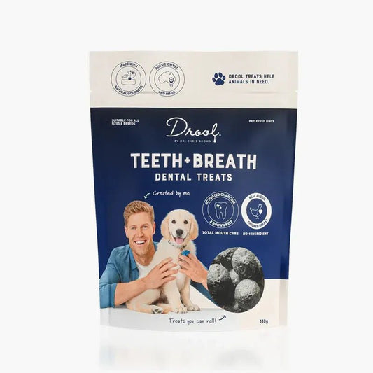 Drool By Dr Chris Brown Teeth And Breath Balls 110G - Teddy DogWear