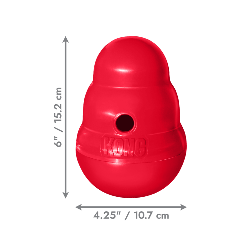 1 x KONG Wobbler Small - Teddy DogWear
