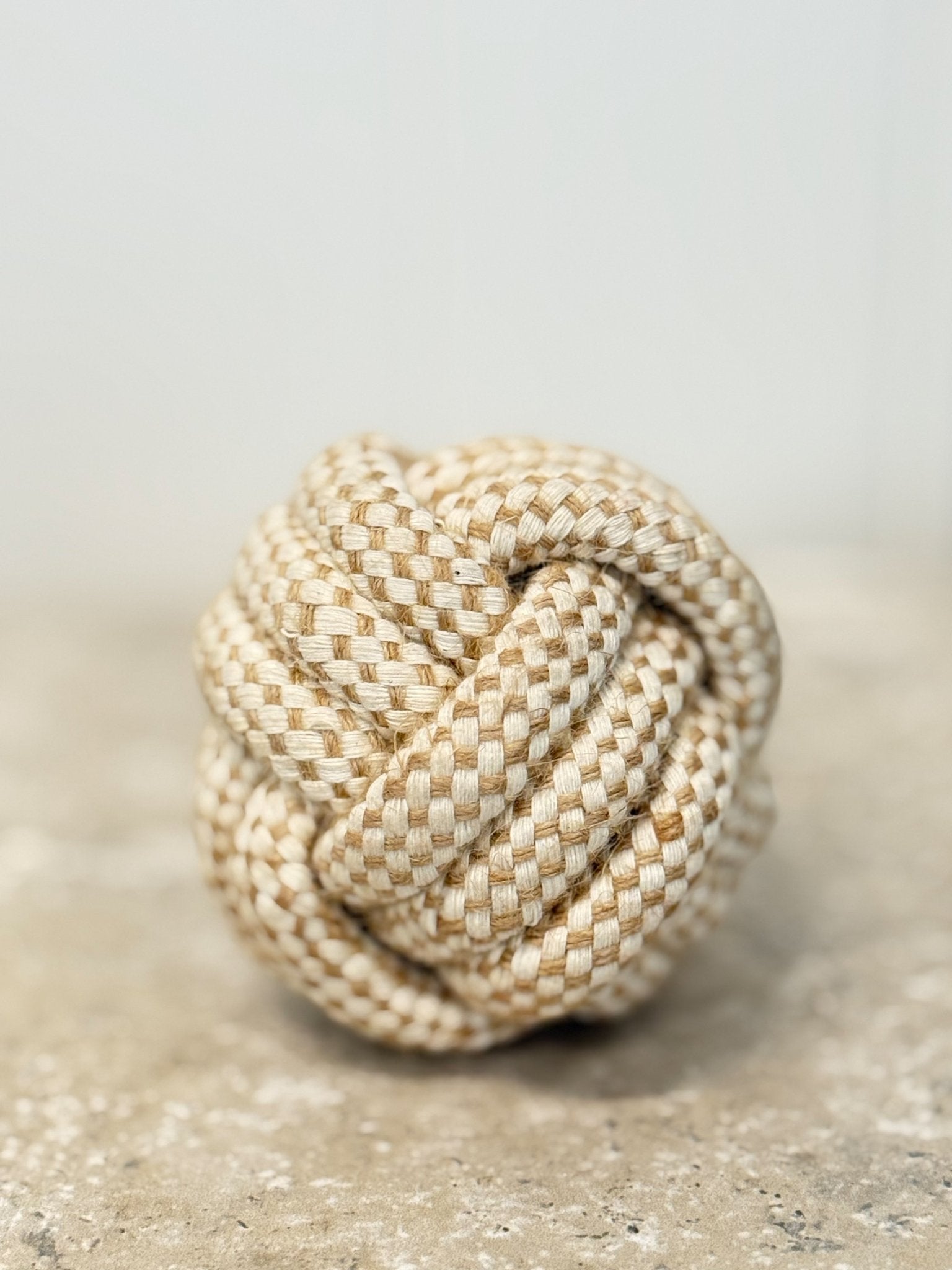 Natural Hemp Dog Rope Chew Toy - Teddy DogWear