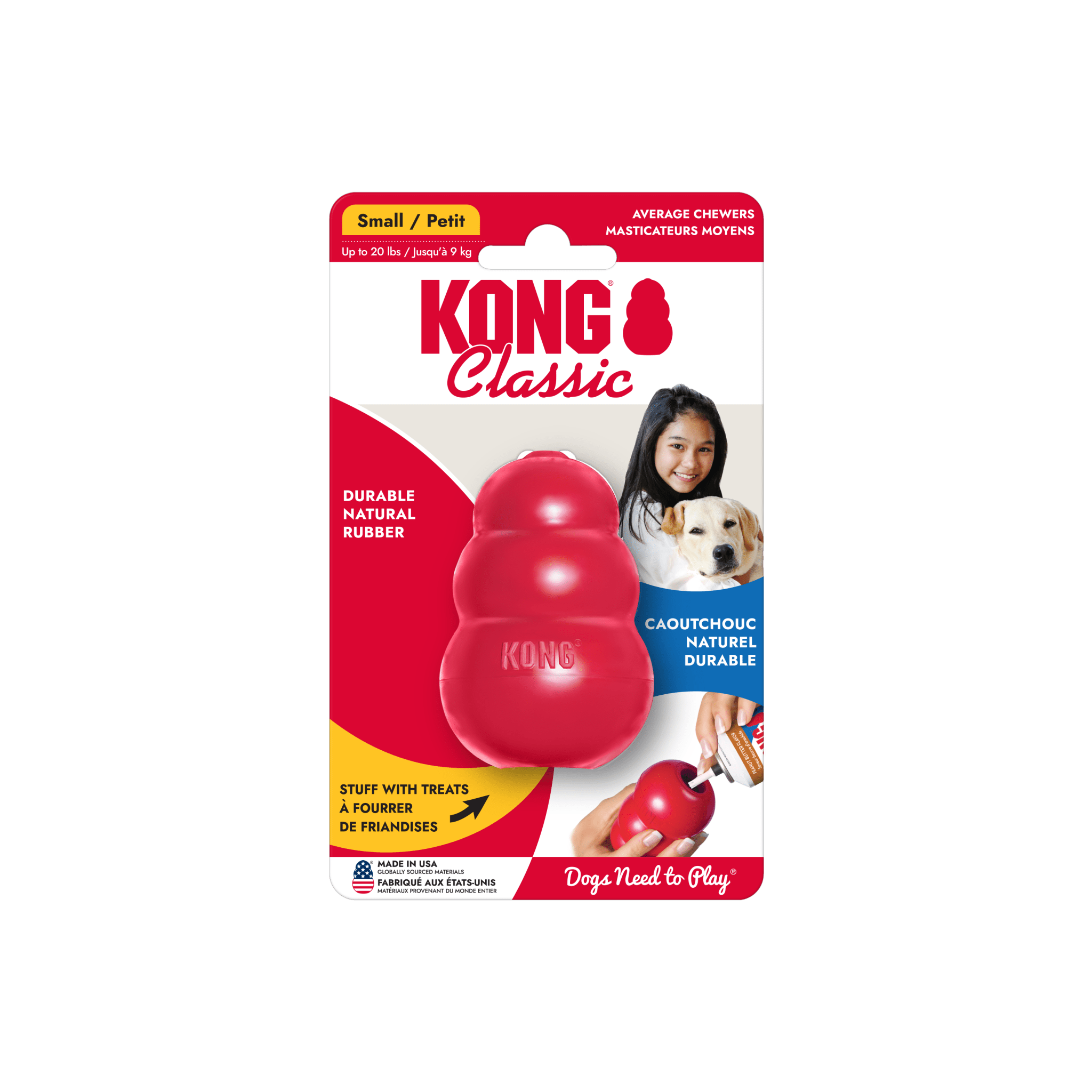 KONG Classic Small - Teddy DogWear