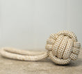 Load image into Gallery viewer, Natural Hemp Dog Rope Chew Toy - Teddy DogWear

