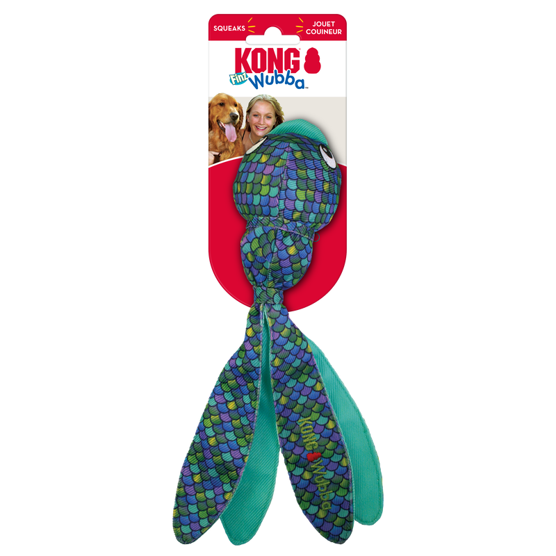 KONG Wubba Finz Blue - Small - Teddy DogWear