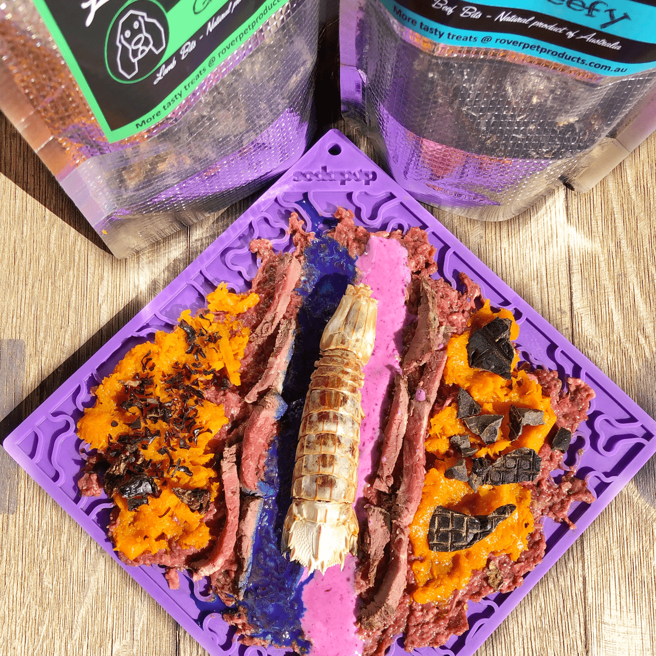 Soda Pup - Bones Emat Enrichment Lick Mat - Teddy DogWear