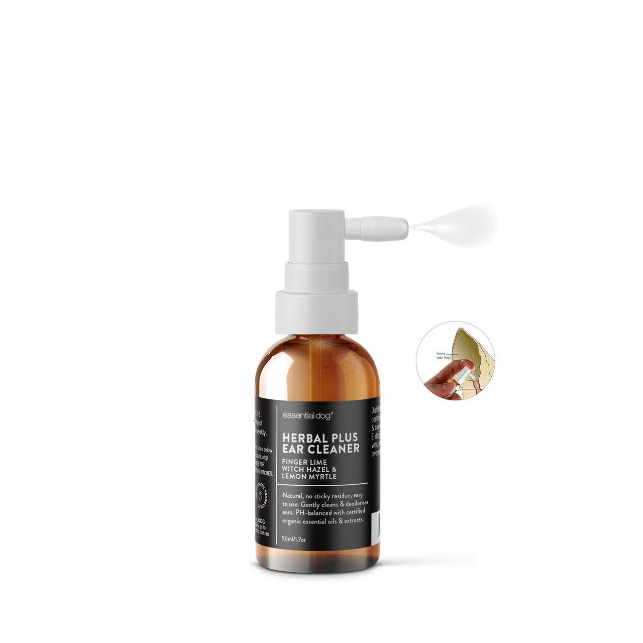 Essential Dog - Herbal Dog Ear Cleaner (Finger Lime & Lemon Myrtle) - Teddy DogWear