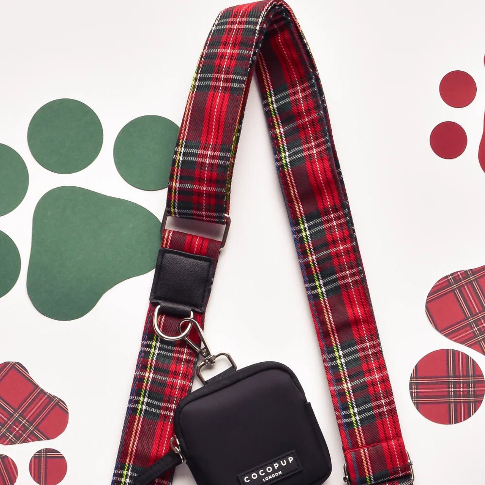 Cocopup London – Walking Bag Strap – Tartan - Teddy DogWear