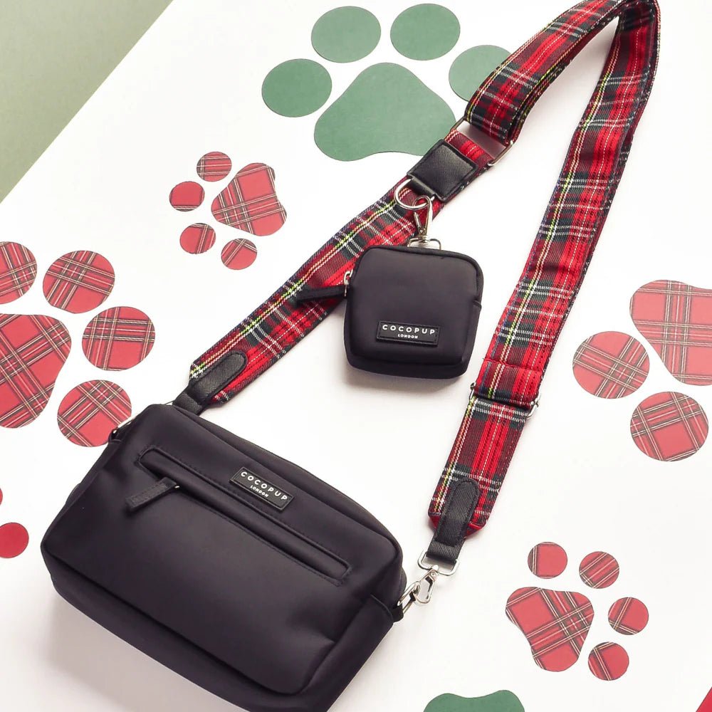 Cocopup London – Walking Bag Strap – Tartan - Teddy DogWear