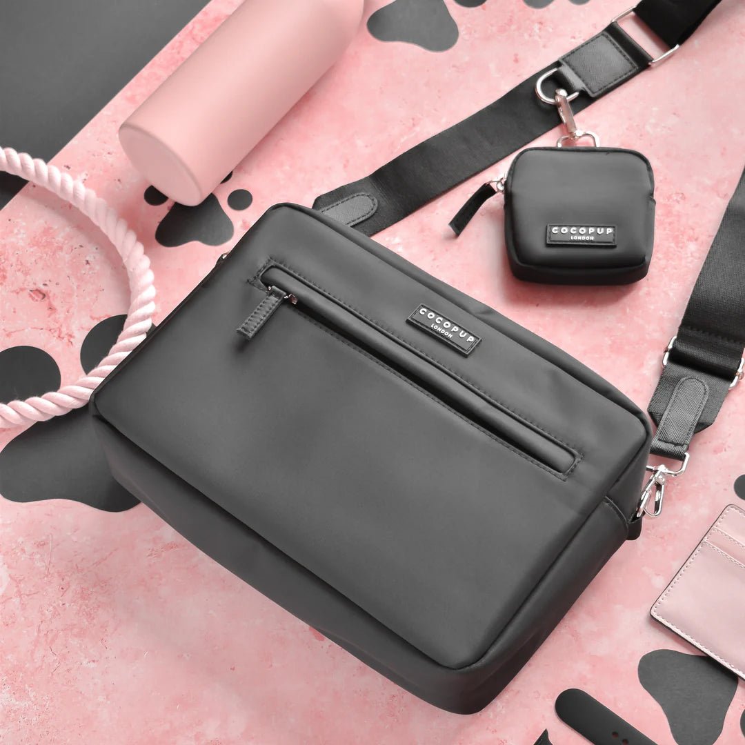 Cocopup London – Dog Walking Bag – Black - Teddy DogWear