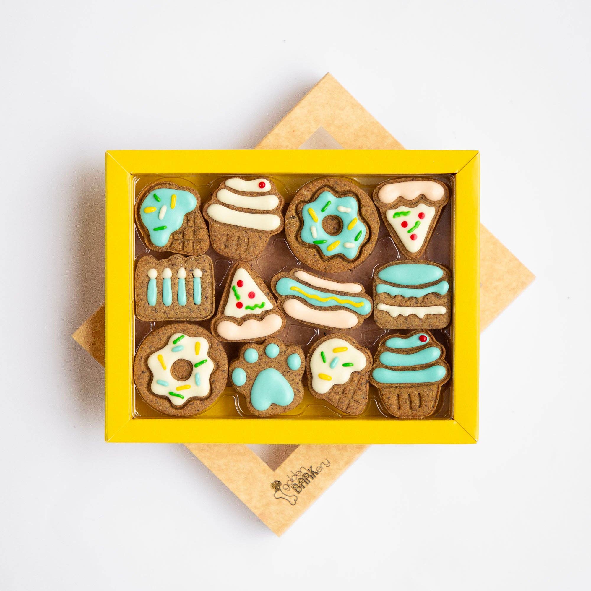 Golden Barkery - Dog Biscuits - Celebration Box - Teddy DogWear