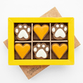 Load image into Gallery viewer, Golden Barkery - Dog Biscuits - 12 PupBiscuits Box Dog Treats - Teddy DogWear
