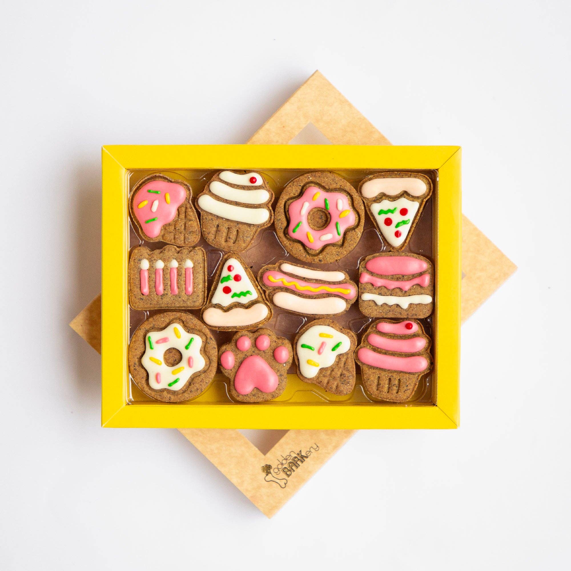 Golden Barkery - Dog Biscuits - Celebration Box - Teddy DogWear