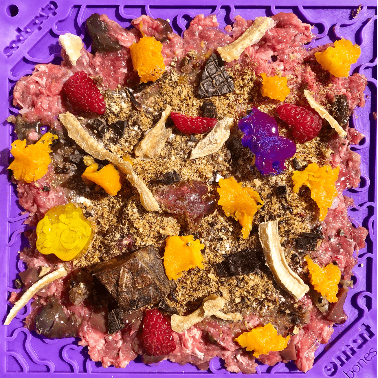 Soda Pup - Bones Emat Enrichment Lick Mat - Teddy DogWear