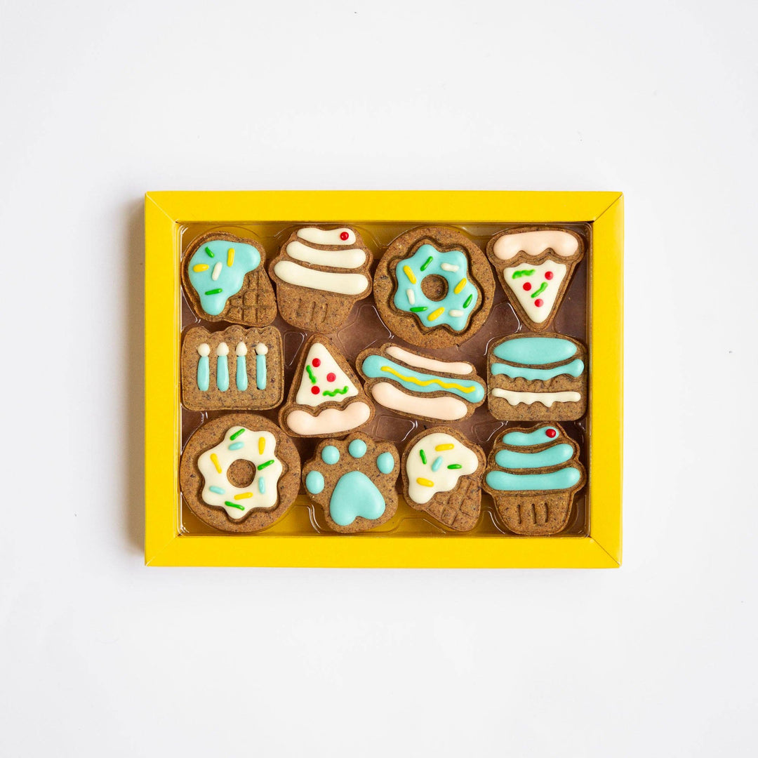 Golden Barkery - Dog Biscuits - Celebration Box - Teddy DogWear