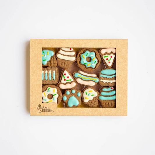 Golden Barkery - Dog Biscuits - Celebration Box - Teddy DogWear