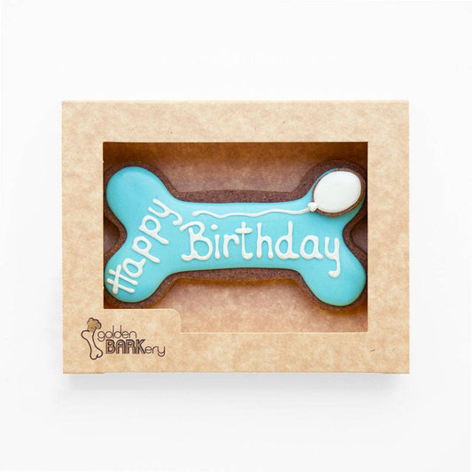 Golden Barkery - Dog Biscuits - Happy Birthday Dog Bone - Teddy DogWear