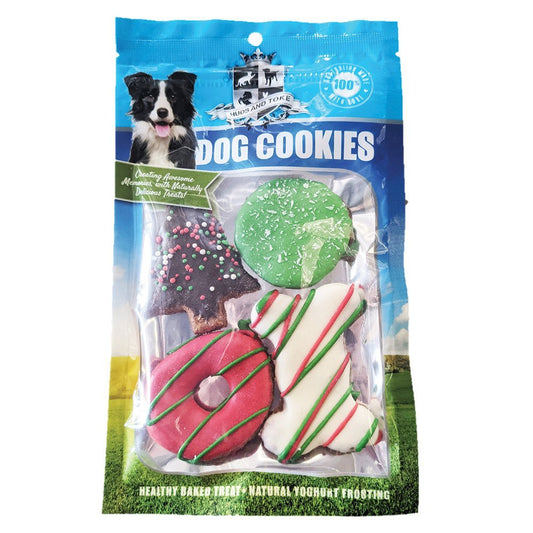 Huds and Toke CHRISTMAS DOGGY COOKIE MIX 4pk (Assorted sizes) - Teddy DogWear