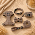 Load image into Gallery viewer, Premium Dog Harness Collar Lead Bow Tie

