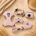 Load image into Gallery viewer, Premium Dog Harness Collar Lead Bow Tie
