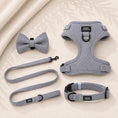 Load image into Gallery viewer, Premium Dog Harness Collar Lead Bow Tie

