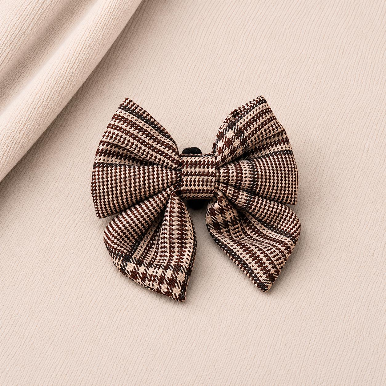 Premium Dog Harness Collar Lead Bow Tie