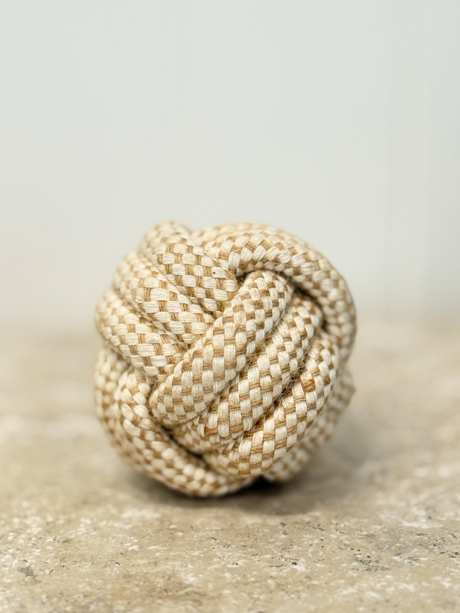 Natural Hemp Dog Rope Chew Toy - Teddy DogWear