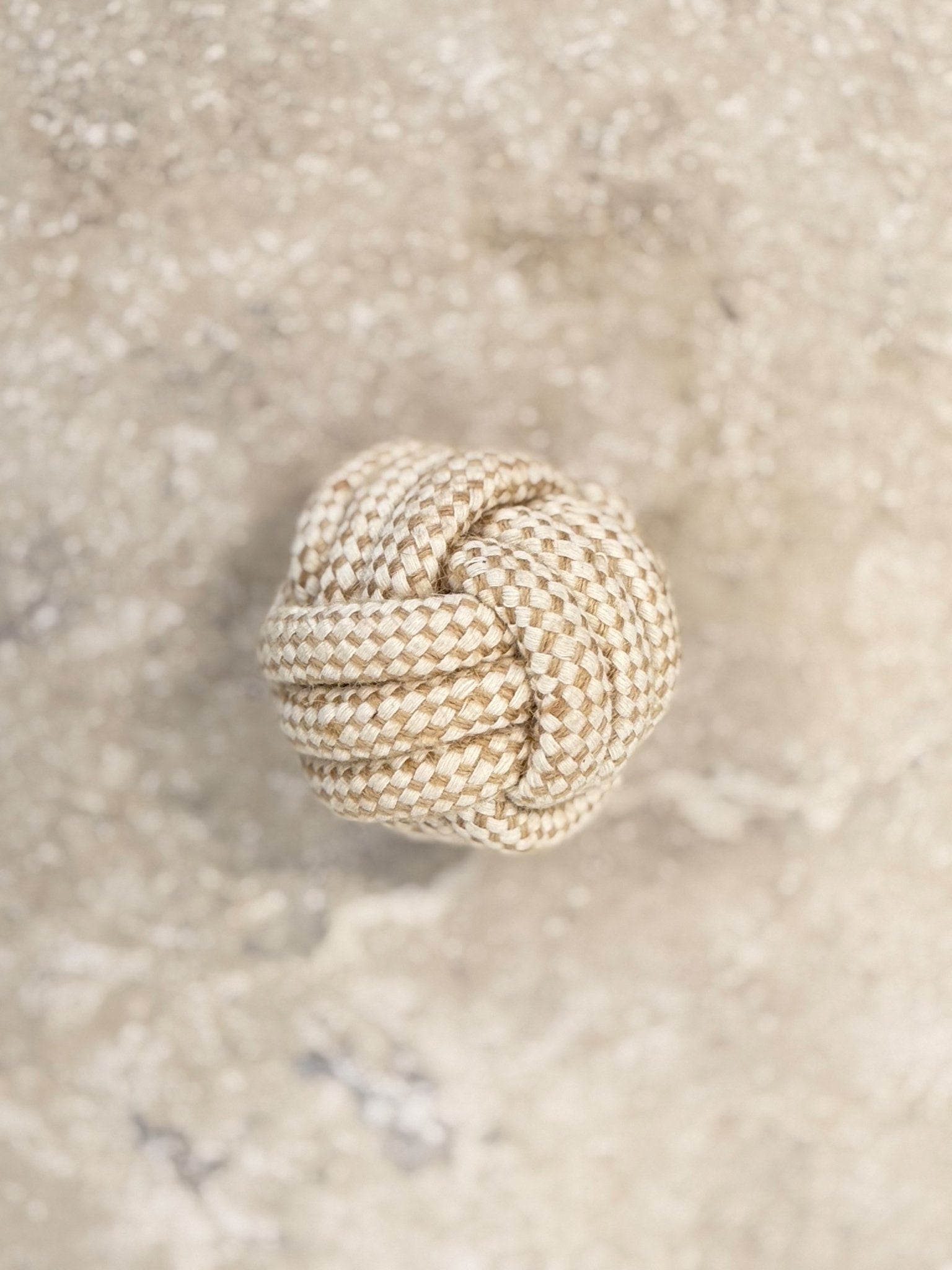 Natural Hemp Dog Rope Chew Toy - Teddy DogWear