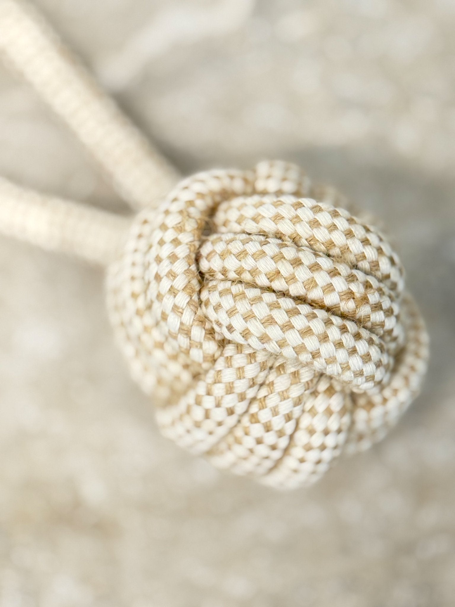 Natural Hemp Dog Rope Chew Toy - Teddy DogWear