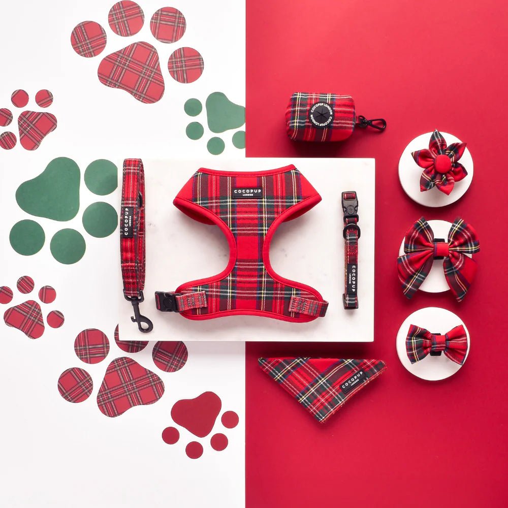 Cocopup London – Adjustable Neck Harness – Tartan - Teddy DogWear